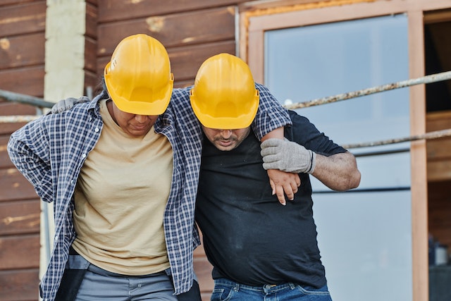 injured construction worker