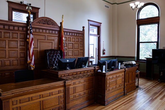 empty court room